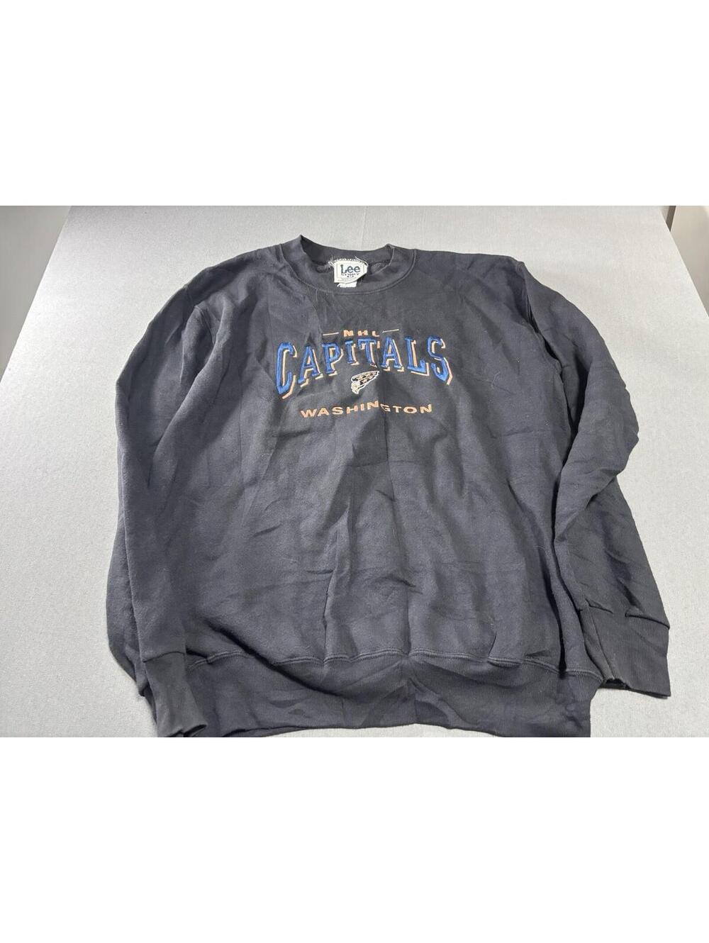 Washington Capitals Men Black Sweatshirt  Lee Sports Sz M